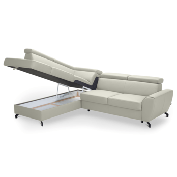 Sedací souprava DUE levá, bílá 2