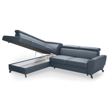 Sedací souprava DUE levá, modrá 2