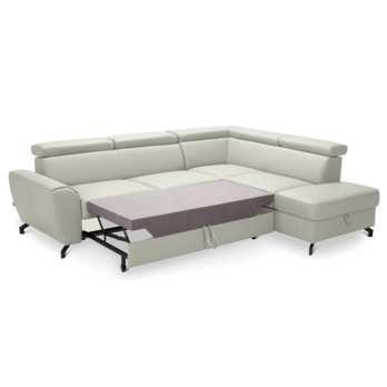 Sedací souprava DUE pravá, bílá 1