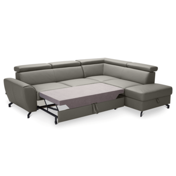 Sedací souprava DUE pravá, šedá 1