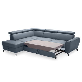 Sedací souprava DUE levá, modrá 1