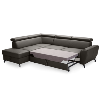 Sedací souprava DUE levá, tmavě šedá 1