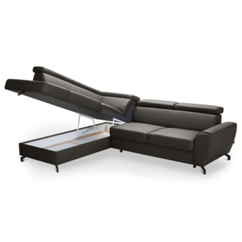 Sedací souprava DUE levá, tmavě šedá 2