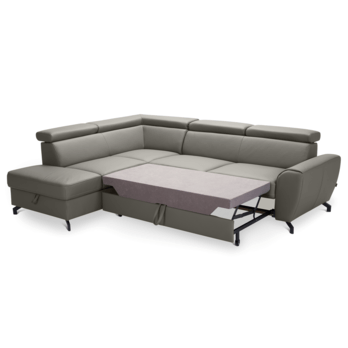 Sedací souprava DUE levá, šedá 1