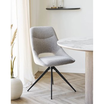 Jídelní židle DUKKO béžová/černá 1