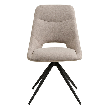 Jídelní židle DUKKO béžová/černá 2