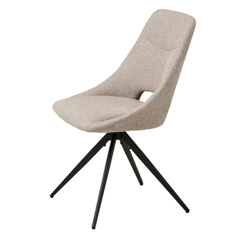 Jídelní židle DUKKO béžová/černá 3