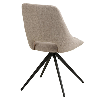 Jídelní židle DUKKO béžová/černá 4