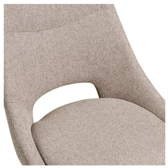 Jídelní židle DUKKO béžová/černá 5