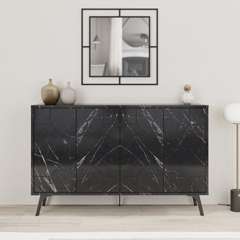 Komoda DUNE III černá 1