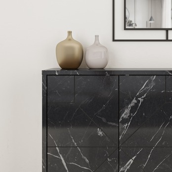 Komoda DUNE III černá 4