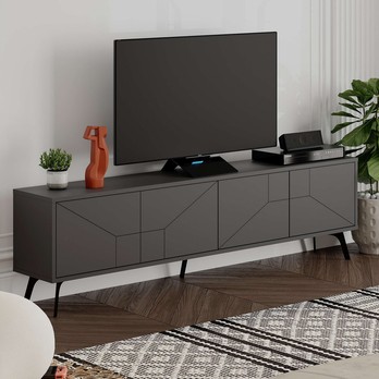 TV komoda DUNE antracitová 1