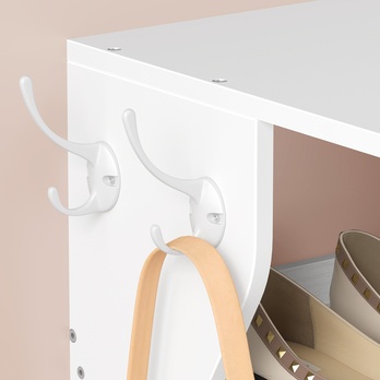 Policový botník DURABL 2 bílá 4