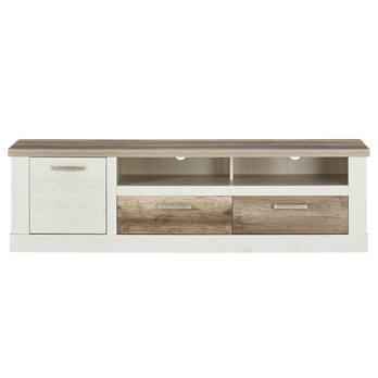 TV stolek DURO pinie bílá/dub antik, šířka 180 cm 3