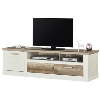 TV stolek DURO pinie bílá/dub antik, šířka 180 cm 4