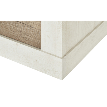 TV stolek DURO pinie bílá/dub antik, šířka 180 cm 8