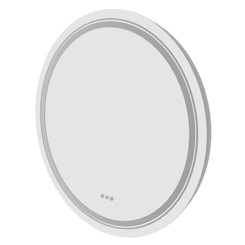 Zrcadlo DUVIR stříbrná, průměr 80 cm 3