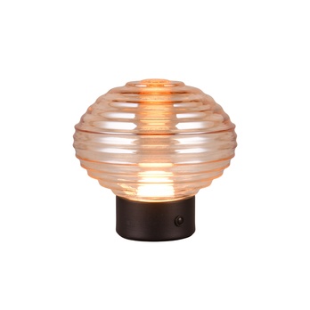 Stolní LED lampa EARL jantarová 1