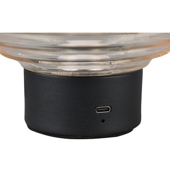 Stolní LED lampa EARL jantarová 3