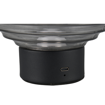 Stolní LED lampa EARL kouřová 3