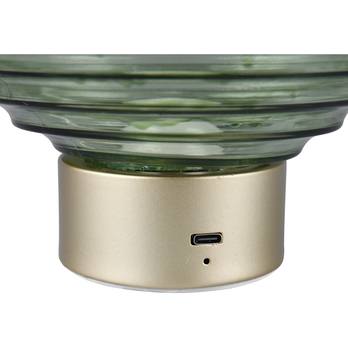 Stolní LED lampa EARL zelená 3