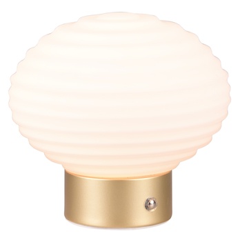 Stolní lampa EARL bílá/zlatá 3