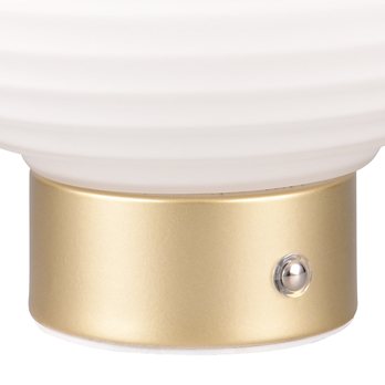 Stolní lampa EARL bílá/zlatá 4