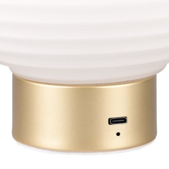Stolní lampa EARL bílá/zlatá 5