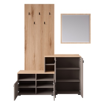 Předsíňová sestava EBRO béžová/dub cremona 2