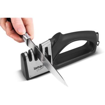 Brousek na nože EDGE LAMART černá/stříbrná 1