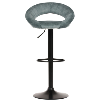 Barová židle EDITA modrá/černá 1