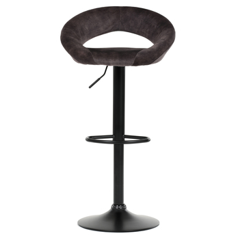 Barová židle EDITA hnědá/černá 1
