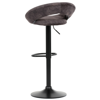 Barová židle EDITA hnědá/černá 5