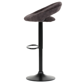 Barová židle EDITA hnědá/černá 6