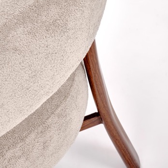 Křeslo EDUN cappuccino/ořech 8