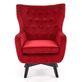 Křeslo EFRAIM tmavě červená 3