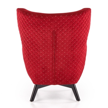 Křeslo EFRAIM tmavě červená 4