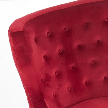 Křeslo EFRAIM tmavě červená 5