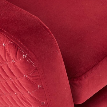 Křeslo EFRAIM tmavě červená 6