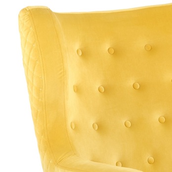 Křeslo EFRAIM žlutá 1