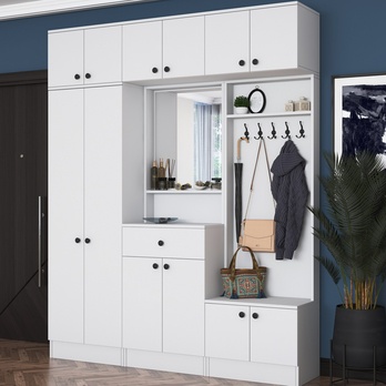 Předsíňová sestava ELA 10 bílá 1