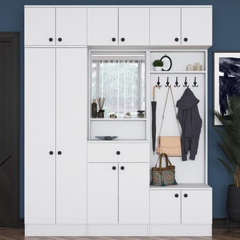 Předsíňová sestava ELA 10 bílá 4