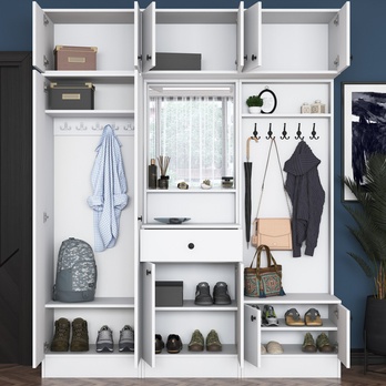 Předsíňová sestava ELA 10 bílá 5