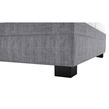 Postel s polohovacím roštem ELA 2 šedá, 160x200 cm 5