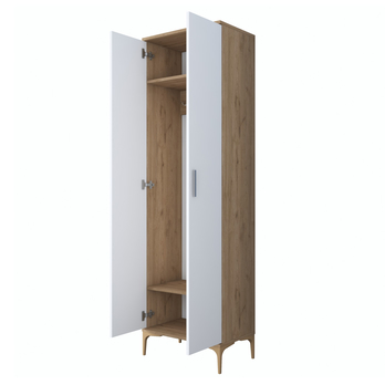 Předsíňová skříň ELA 3 ořech/bílá 2