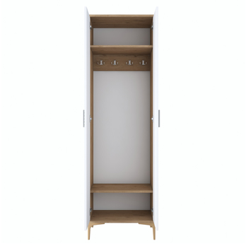 Předsíňová skříň ELA 3 ořech/bílá 4