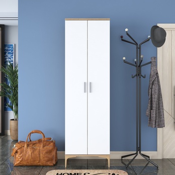 Předsíňová skříň ELA 3 ořech/bílá 5