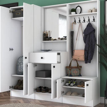 Předsíňová sestava ELA 8 bílá 2