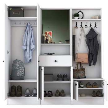 Předsíňová sestava ELA 8 bílá 5