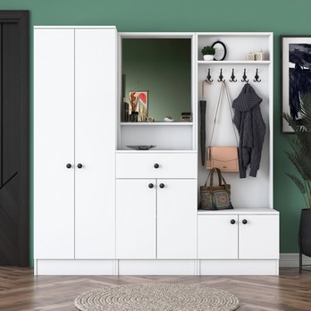 Předsíňová sestava ELA 8 bílá 6